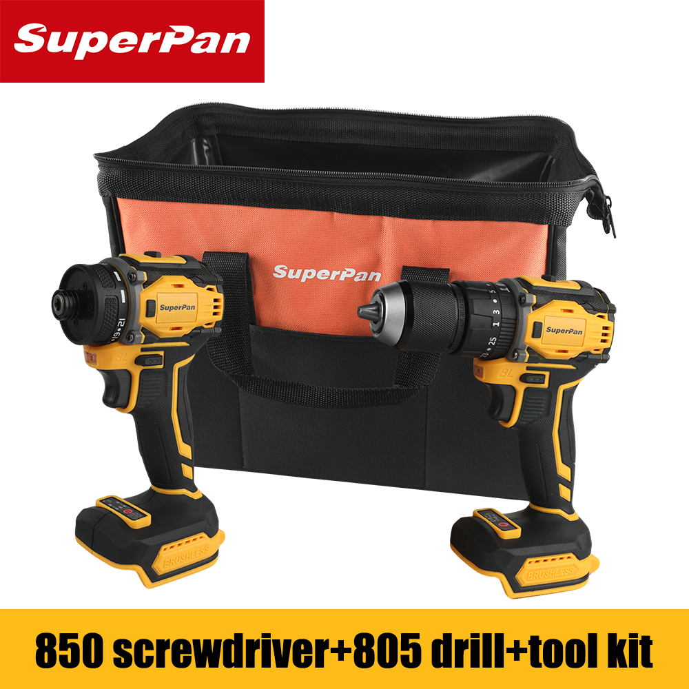 Impact Driver Cordless - SuperPan 20V Cordless Brushless DCD805 electric