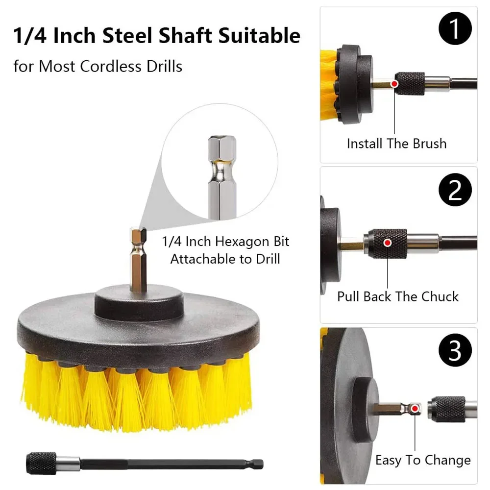 Drill Brush Attachment Set Pow - Power Tools For Windows incelemesi ve fiyatı