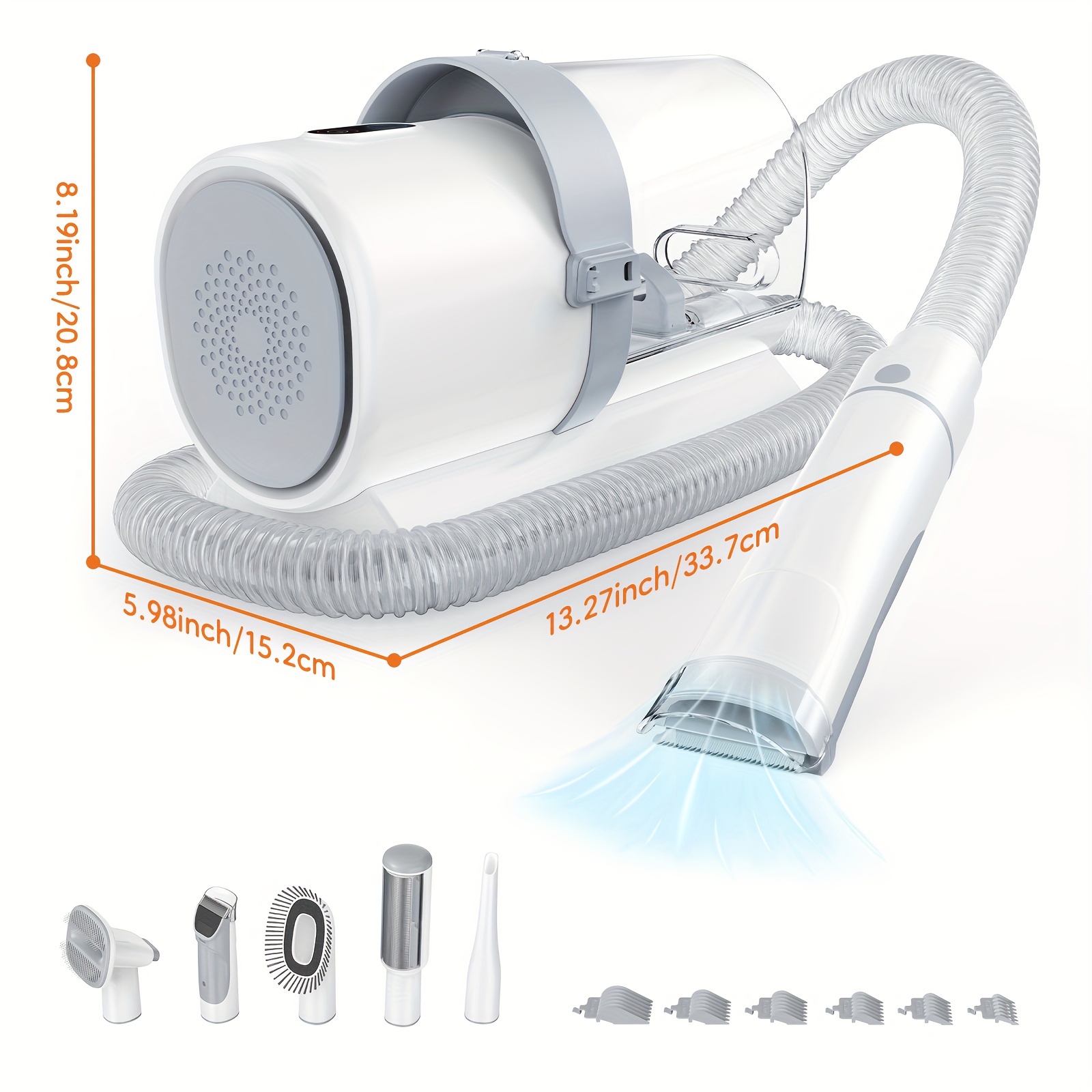 Pet Grooming Vacuum Kit 5 in 1 - Bag Power Tools incelemesi ve fiyatı