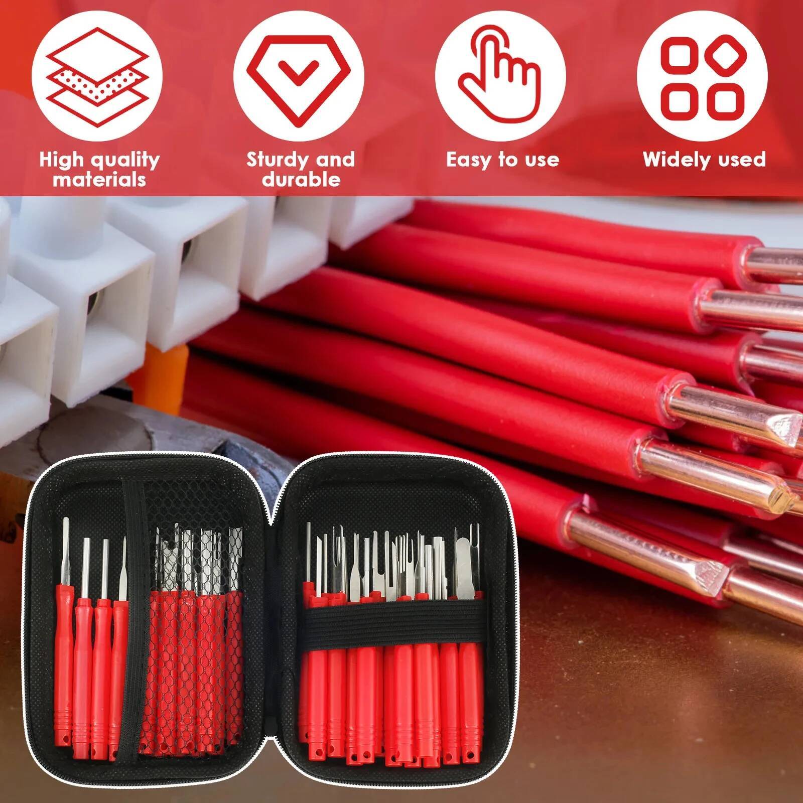 36pcs Car Terminal Removal Kit - Bag Power Tools incelemesi ve fiyatı
