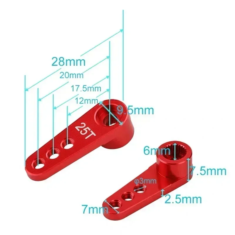 NEEBRC 25T Metal Servo Arm 3 H - Impact Driver Cordless incelemesi ve fiyatı