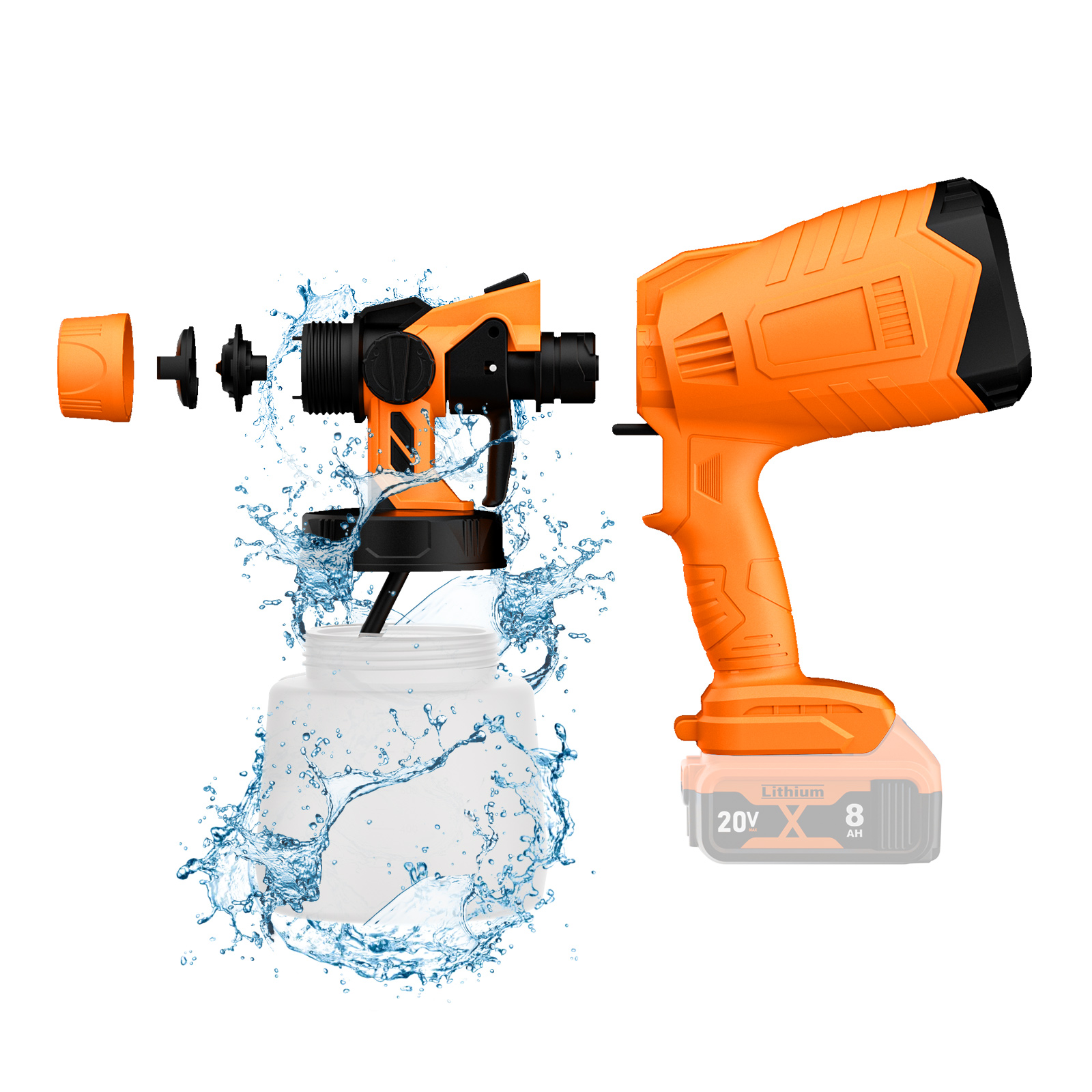1000ML Electric Spray Gun For  - Power Tools For Windows incelemesi ve fiyatı